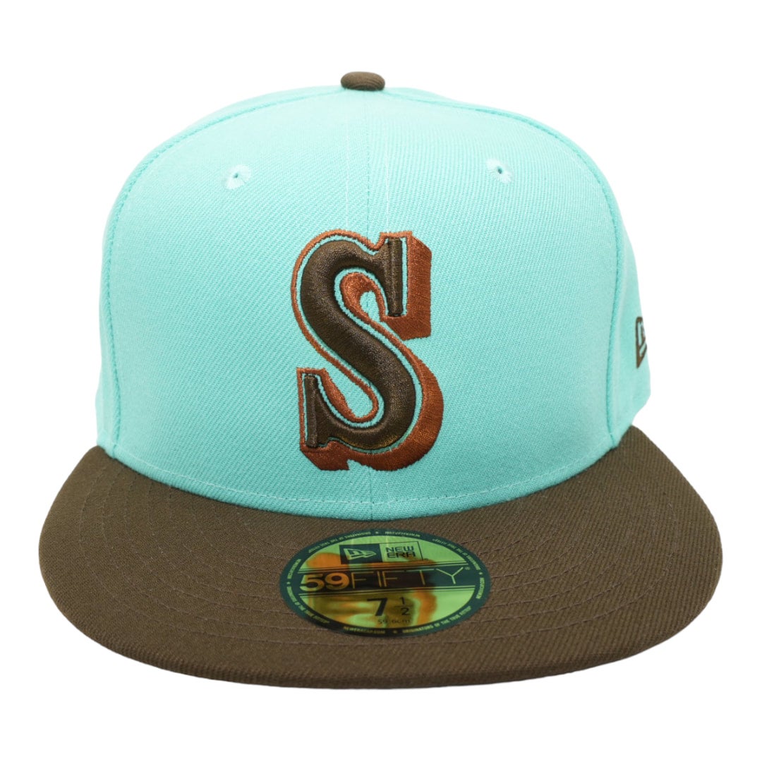 New Era Seattle Mariners All Star Game Two Tone Mint Edition 59Fifty Fitted  Cap