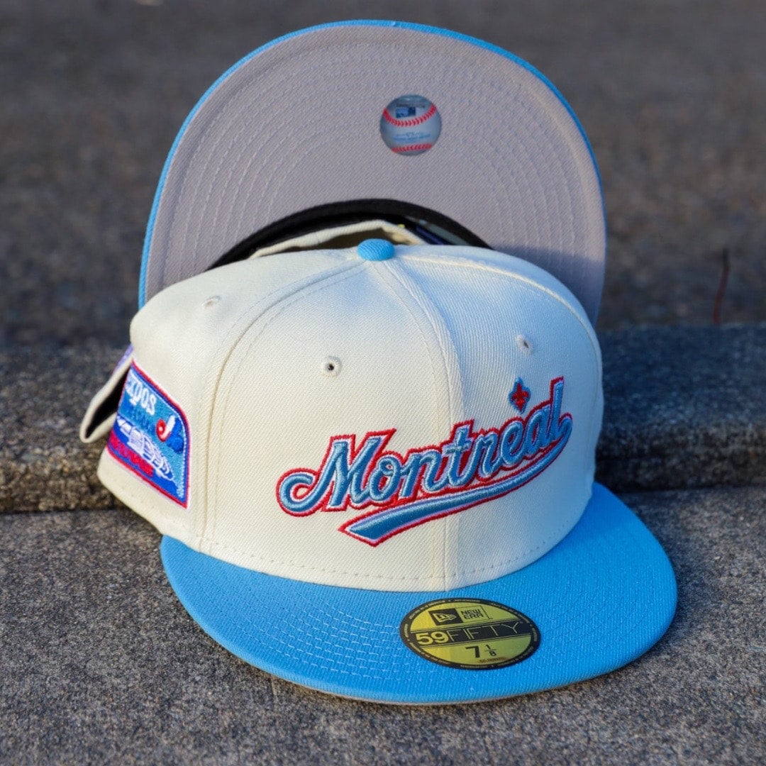 Men's Montreal Expos New Era Brown Harvest A-Frame Cooperstown