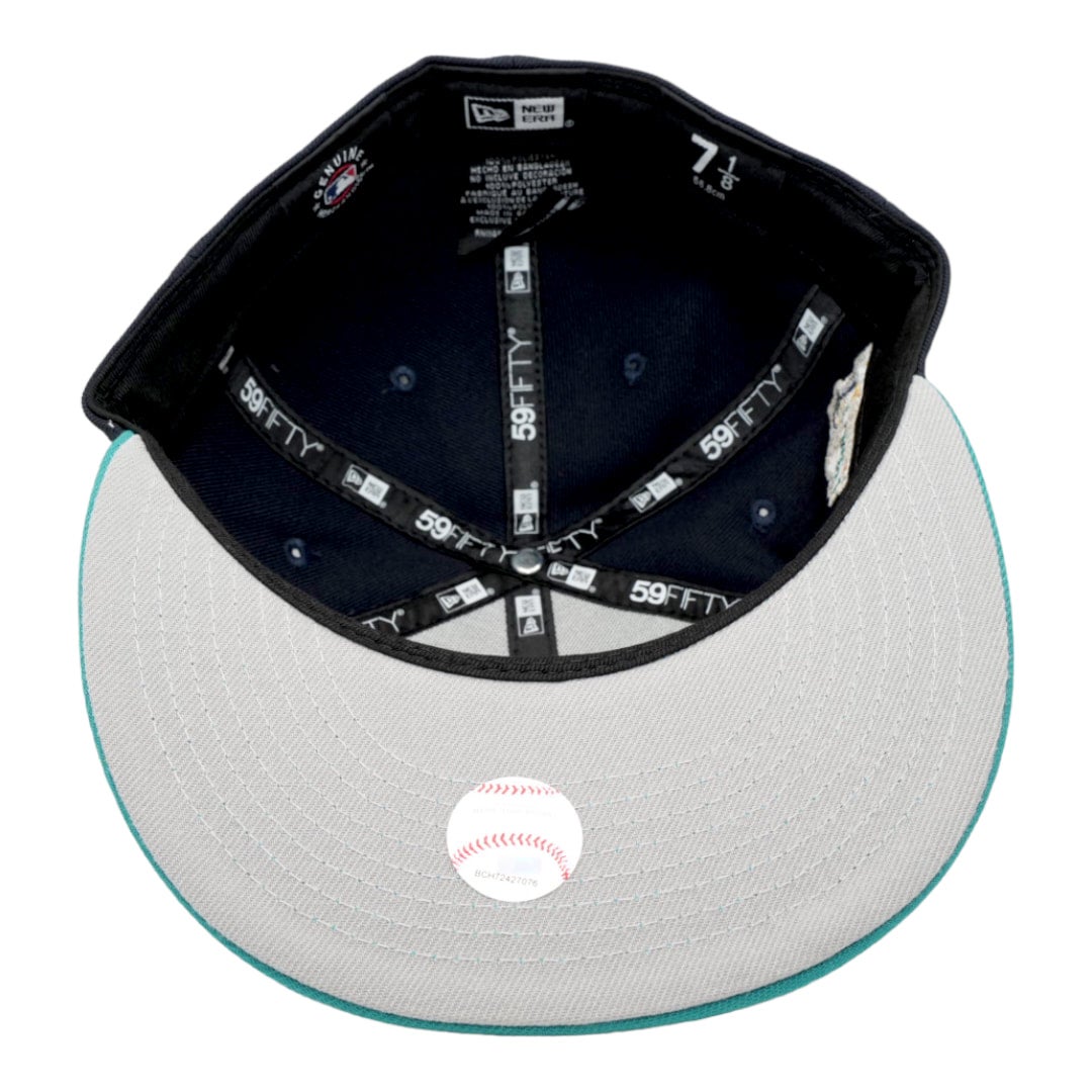 Seattle Mariners New Era Marineros Navy/Northwest Green Bill and Gray  Bottom With 2023 All-Star Game Patch On Side 59FIFTY Fitted Hat⁠