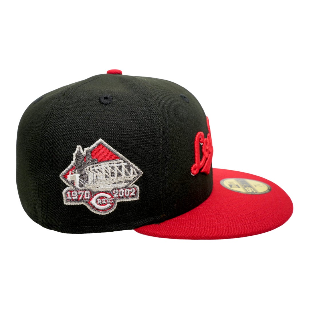 Cincinnati Reds New Era Los Rojos Black/Red Bill And Gray Bottom