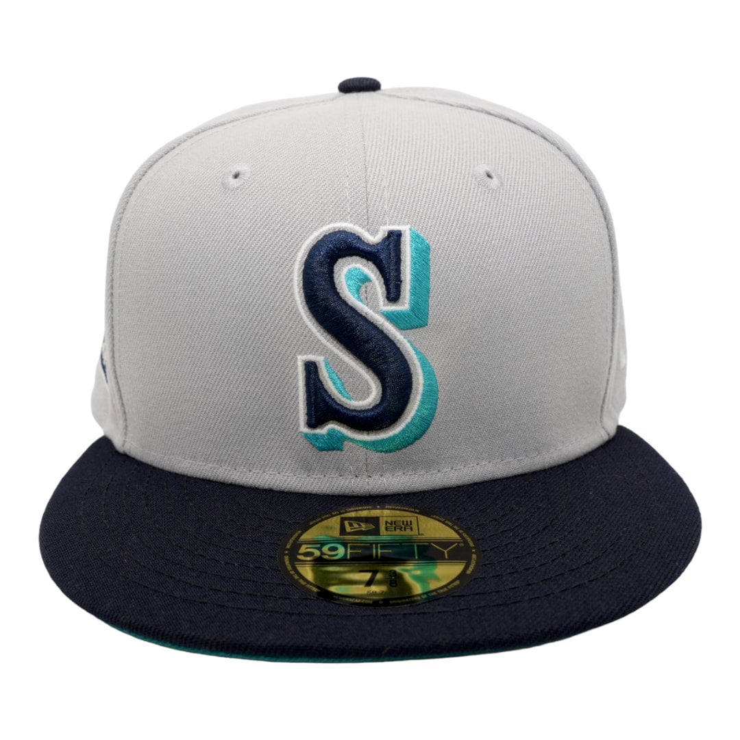 59FIFTY Seattle Mariners Cream/Royal/Gray 40th Anniversary Patch