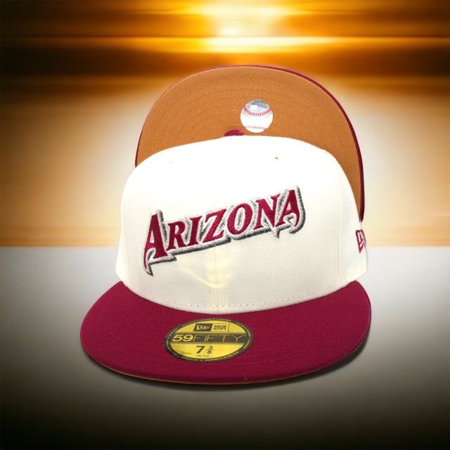 Arizona Diamondbacks Chrome White/Black New Era 59FIFTY Fitted Hat