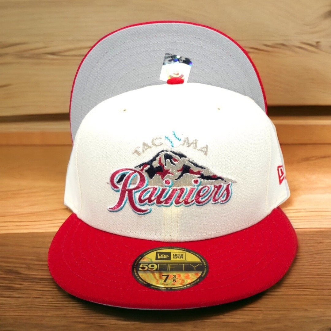 Tacoma Rainiers New Era Sky Blue/Chrome Bill With Gray Bottom With