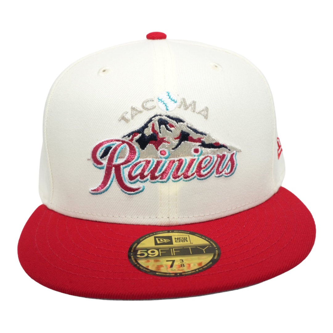 New Era 59FIFTY Tacoma Rainiers 1995 Hat - White, Metallic Gold, Red White/Metallic Gold/Red / 7 1/4