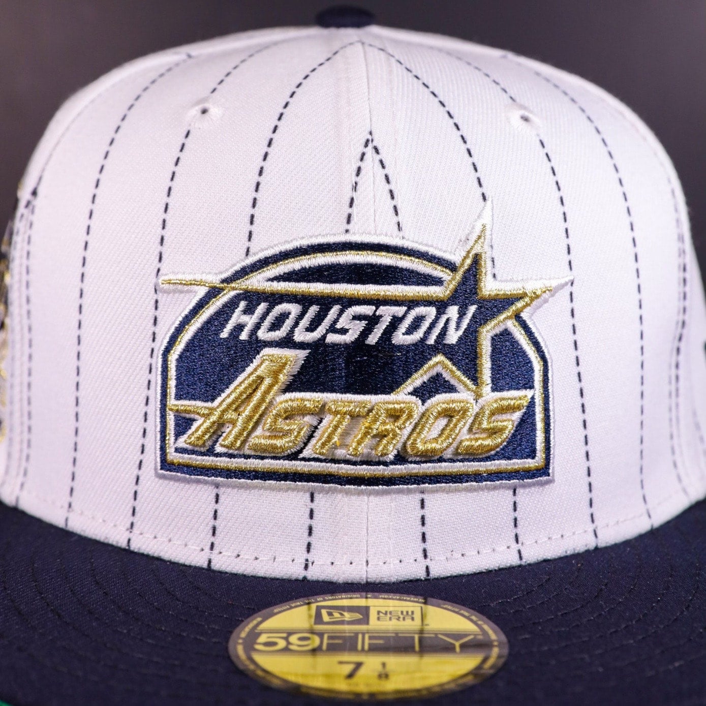 New Era 59FIFTY Fitted Houston Astros 35th Anniversary Side Patch 7 7/8 / Chrome / Black