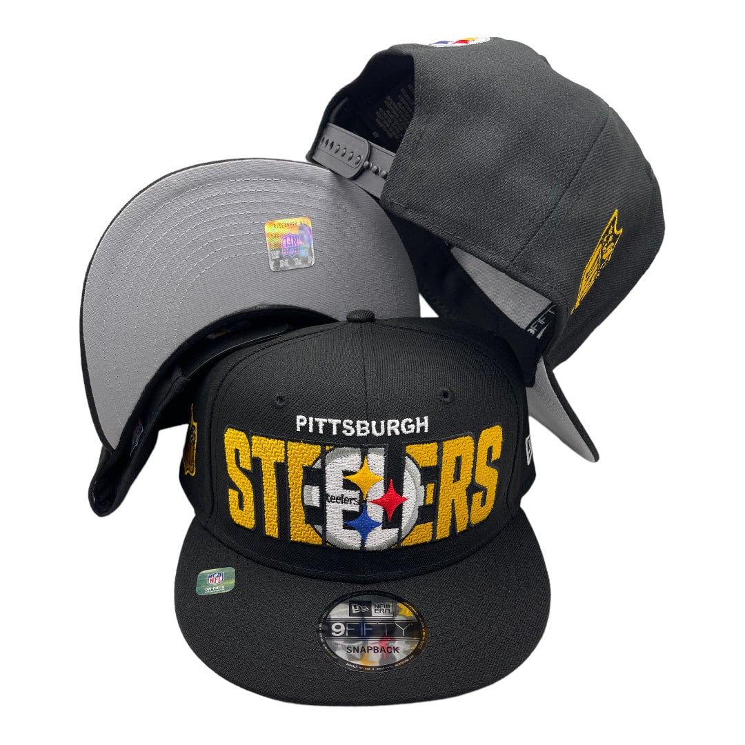 Official New Era Pittsburgh Steelers NFL 22 Draft Black 59FIFTY