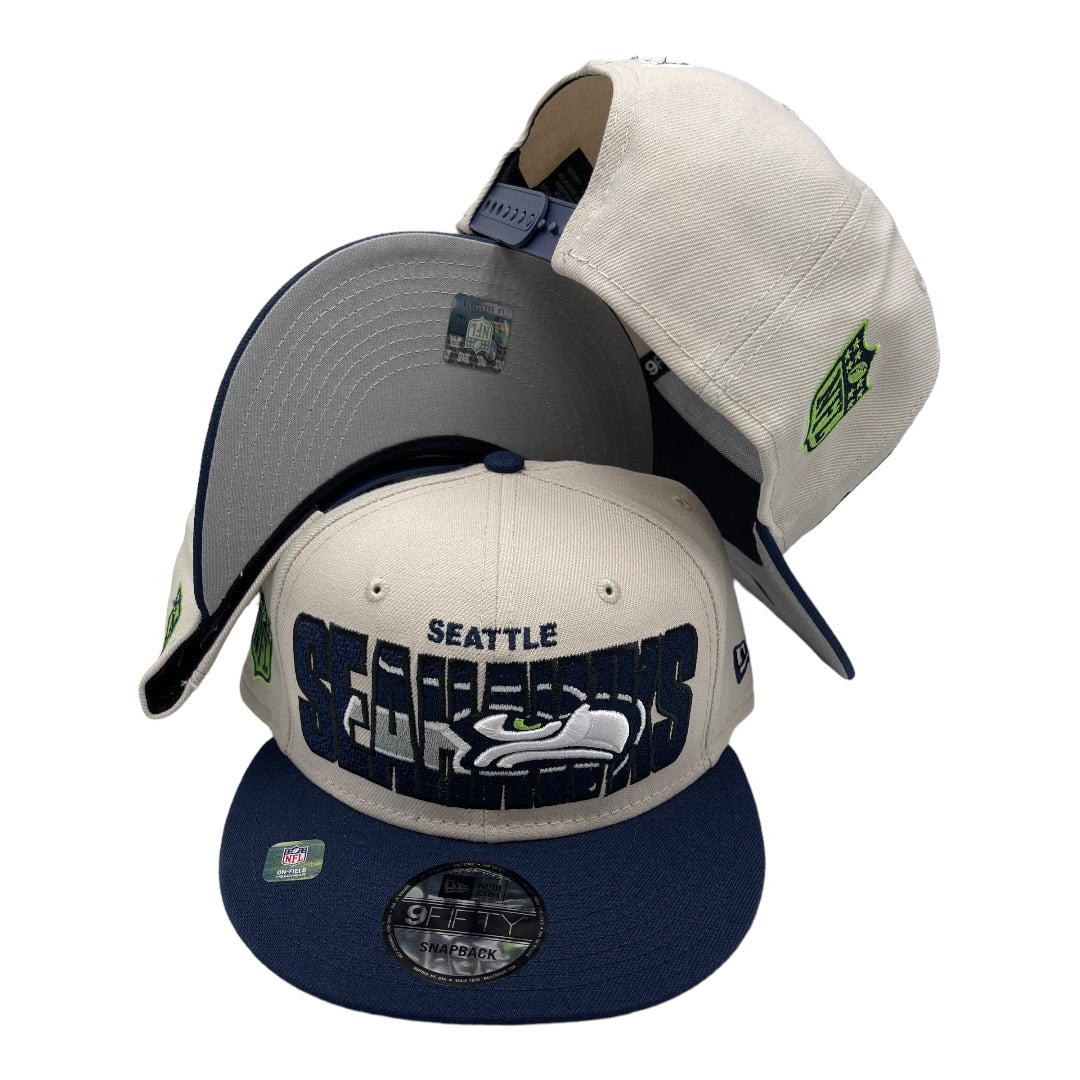 Men's New Era Stone/Royal Indianapolis Colts 2023 NFL Draft