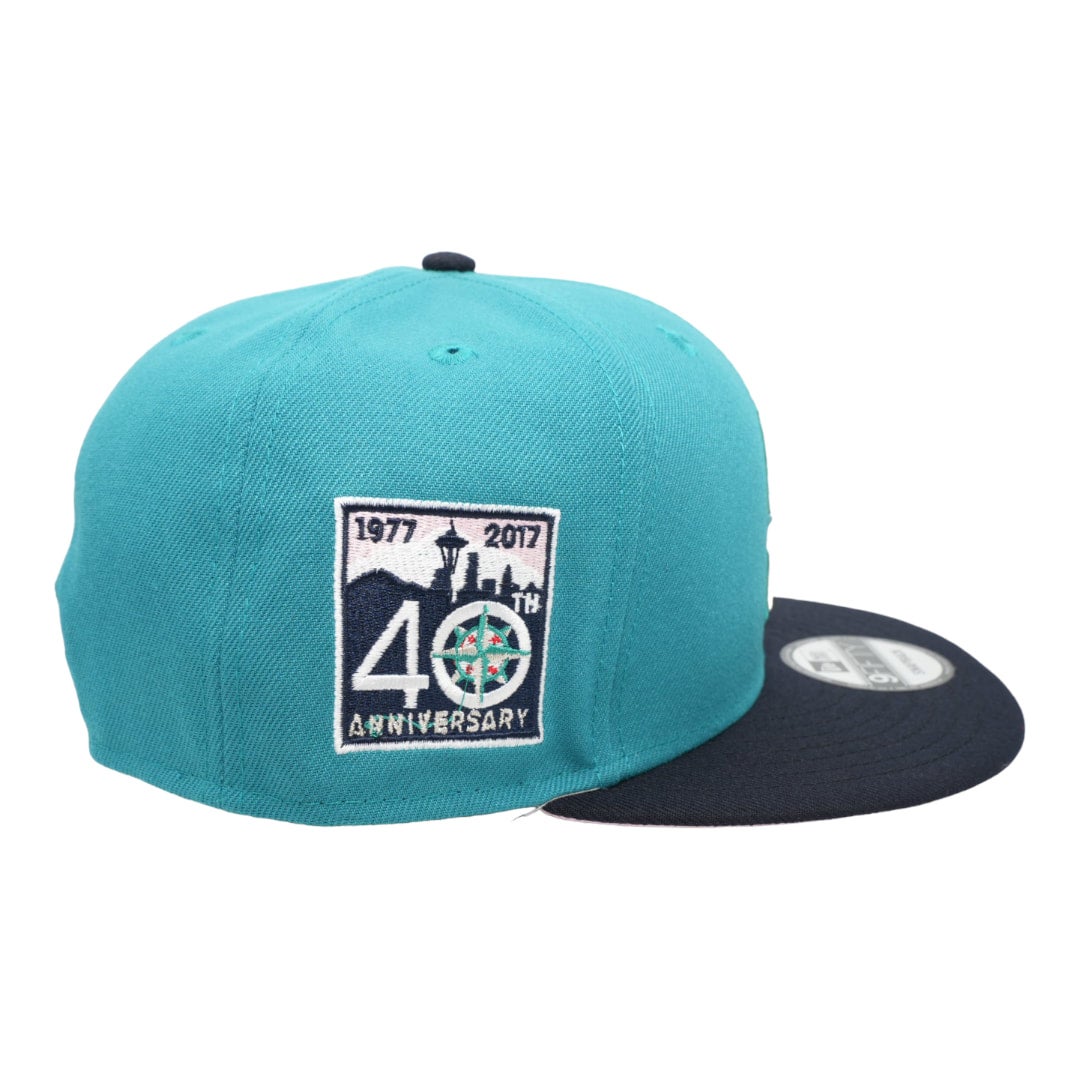 New Era Men New Era Seattle Mariners 40th Anniversary 9FIFTY Snapback Hat Blue 1 Size