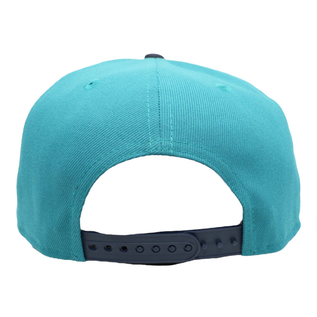 Seattle Mariners New Era Aqua/Navy Bill And Pink Bottom With 40TH  Anniversary Patch On Side 9FIFTY Adjustable SnapBack Hat