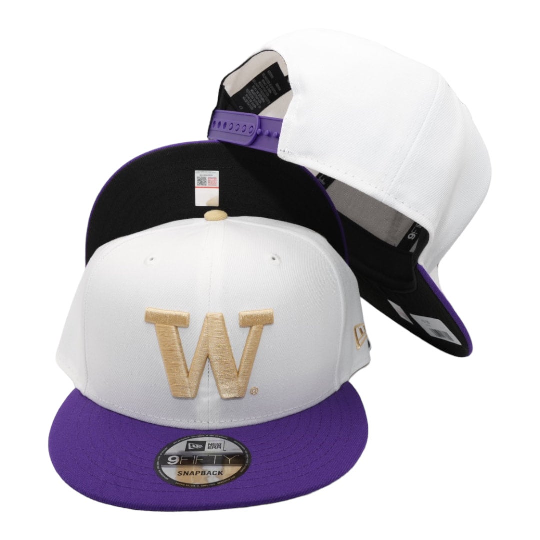 New Era Washington Huskies After Dark Fitted Hat, 7