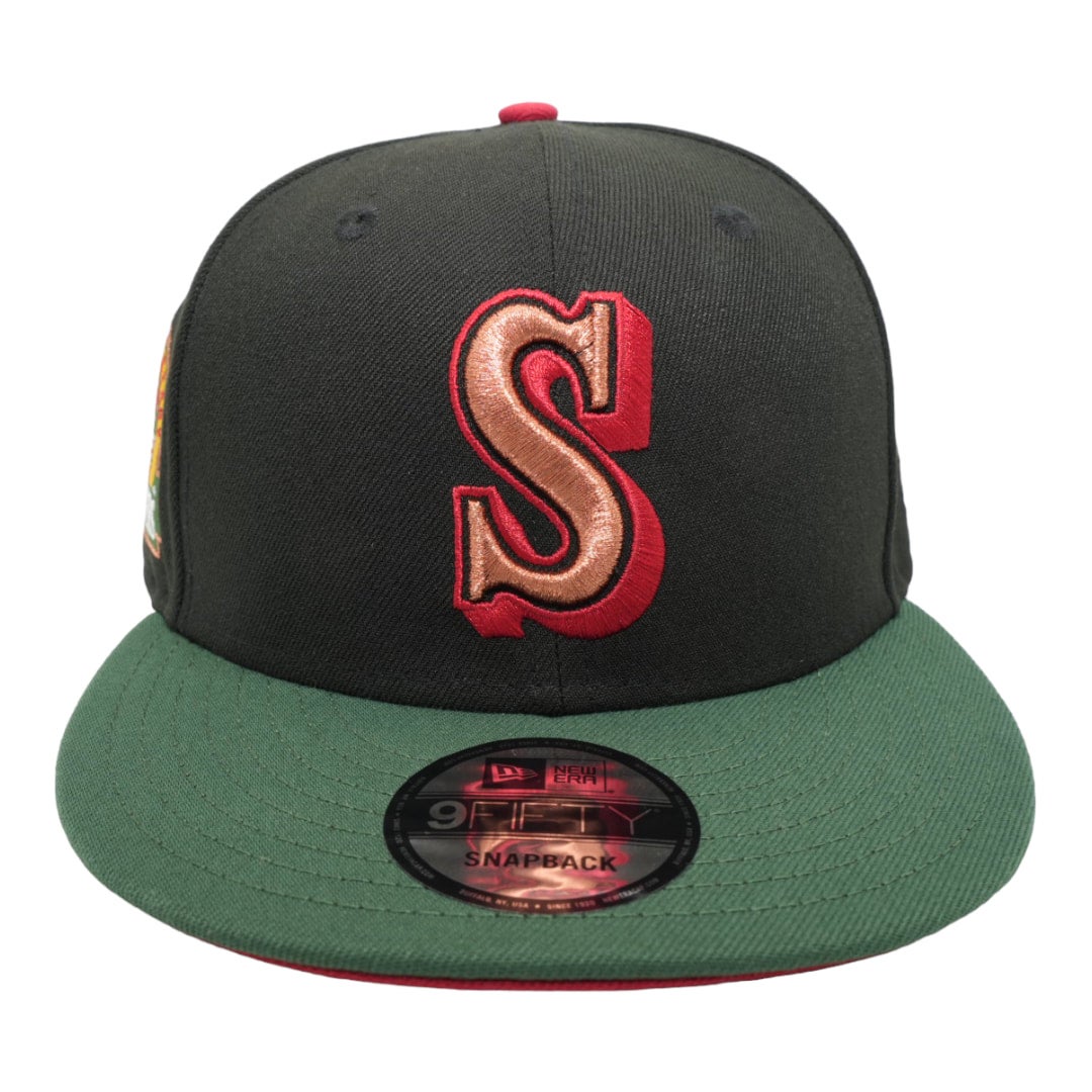 San Francisco Giants New Era Gigantes Stone/Black Bill And Gray Bottom  With 60TH Anniversary Patch On Side 59FIFTY Fitted Hat