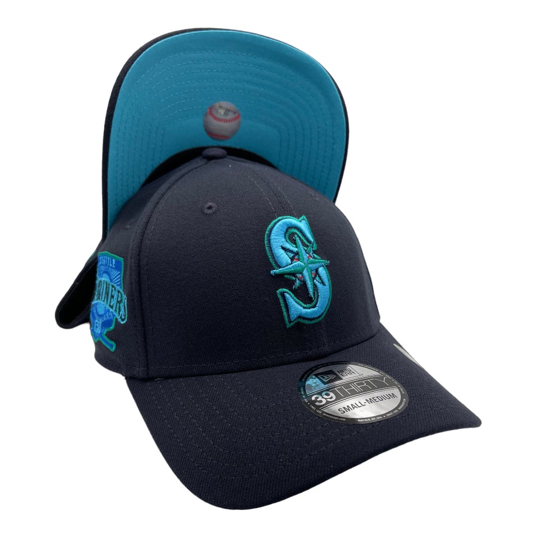 Men's New Era Blue/Navy Atlanta Braves Father's Day - 39THIRTY Flex Hat