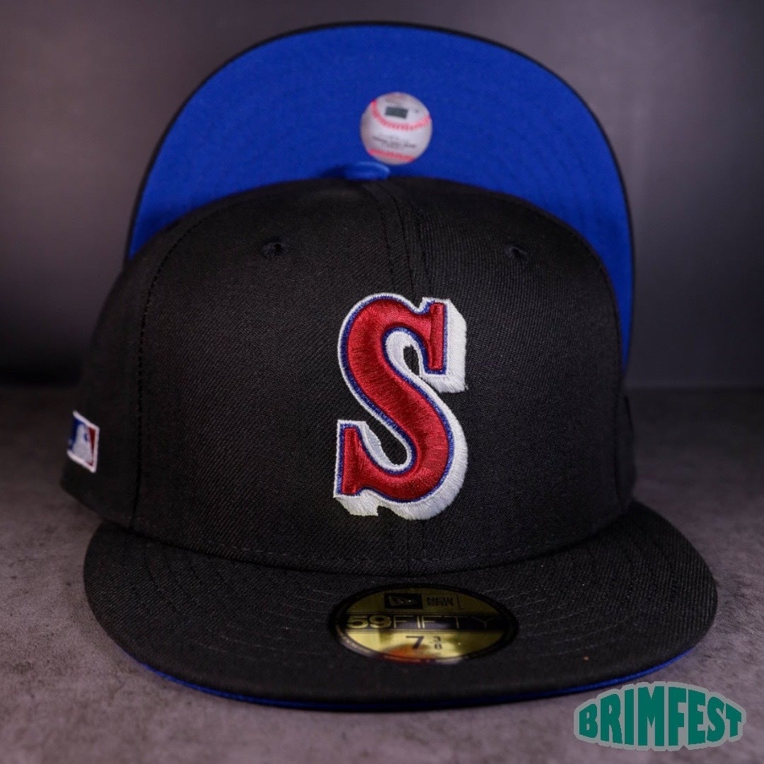 New+Era+Seattle+Mariners+Baseball+Cap+-+Black for sale online