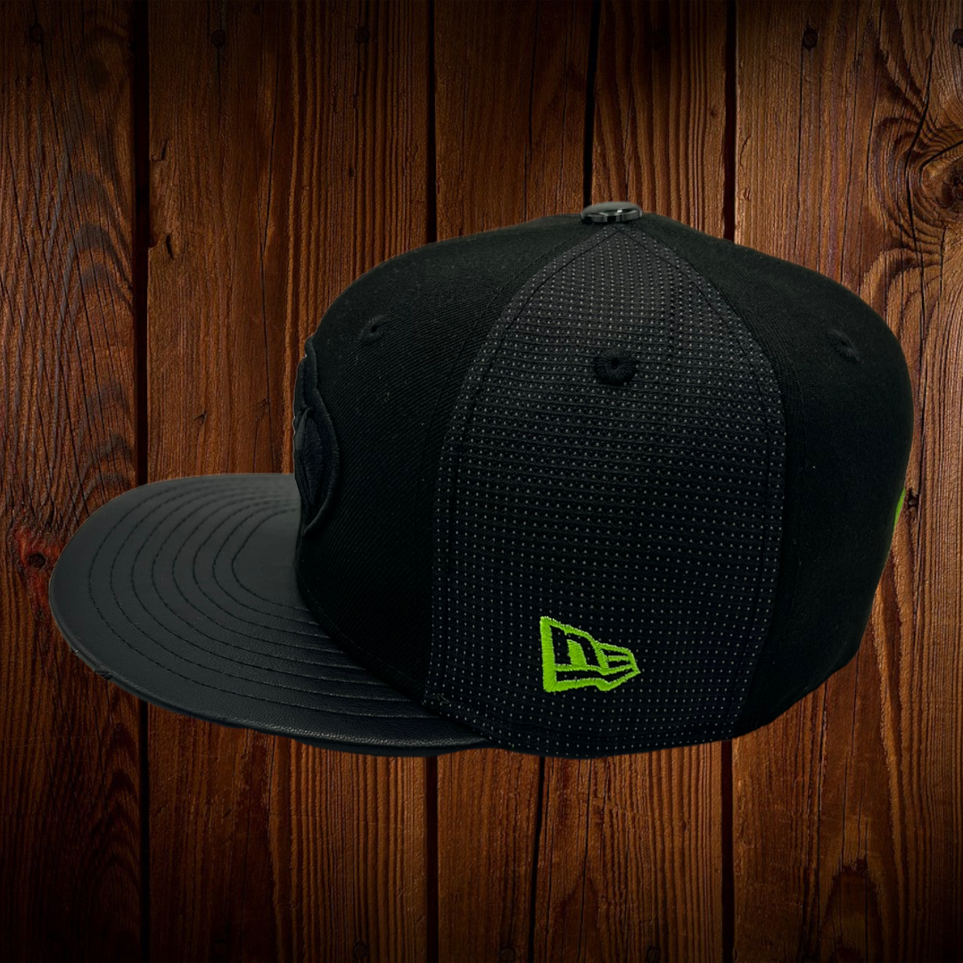 Seattle Seahawks New Era State Flective 59FIFTY Fitted Hat - Black