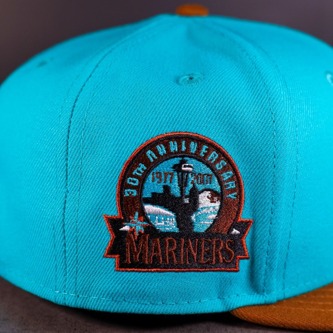NEW ERA CHASING M'S SEATTLE MARINERS FITTED HAT (OCEAN BLUE/LIGHT BL – So  Fresh Clothing