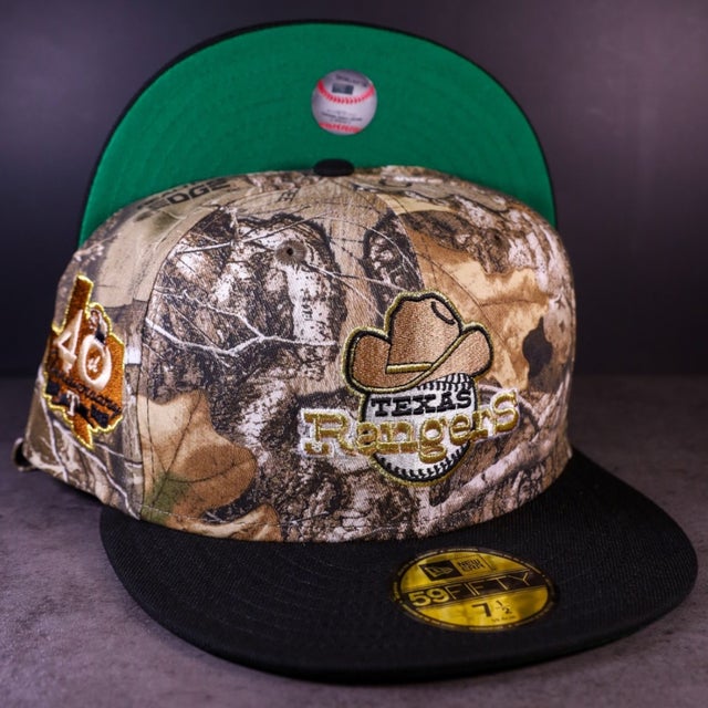 Texas Rangers Final Season New Era 59Fifty Fitted Hat (RealTree