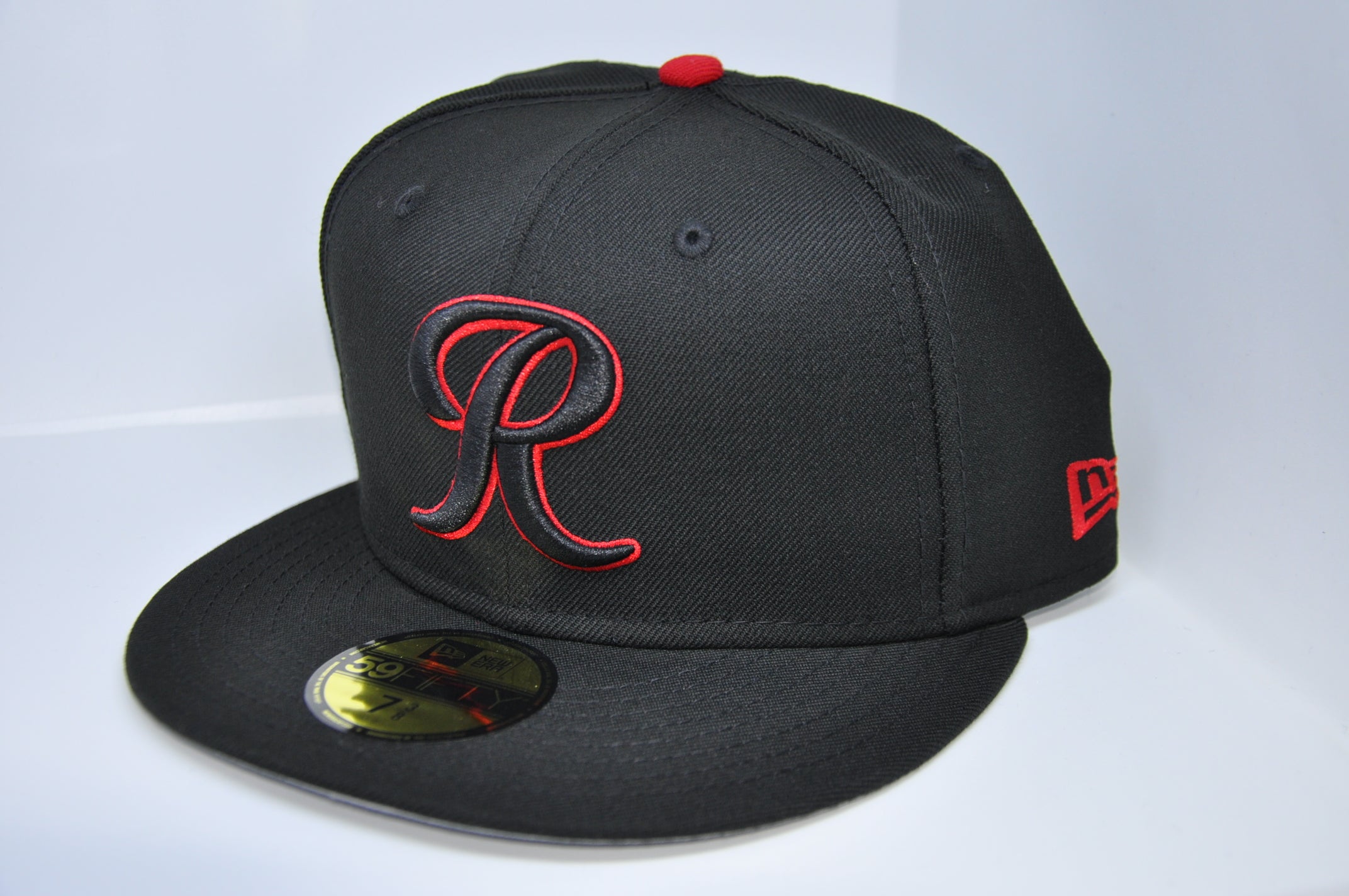 Tacoma Rainiers New Era All Red With White Letter R Logo 59FIFTY