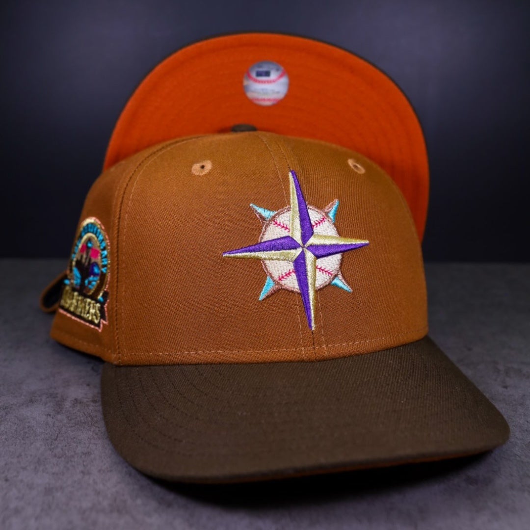 New Era / Hat Stop Exclusive Teal Seattle Mariners Corduroy Brim Fit