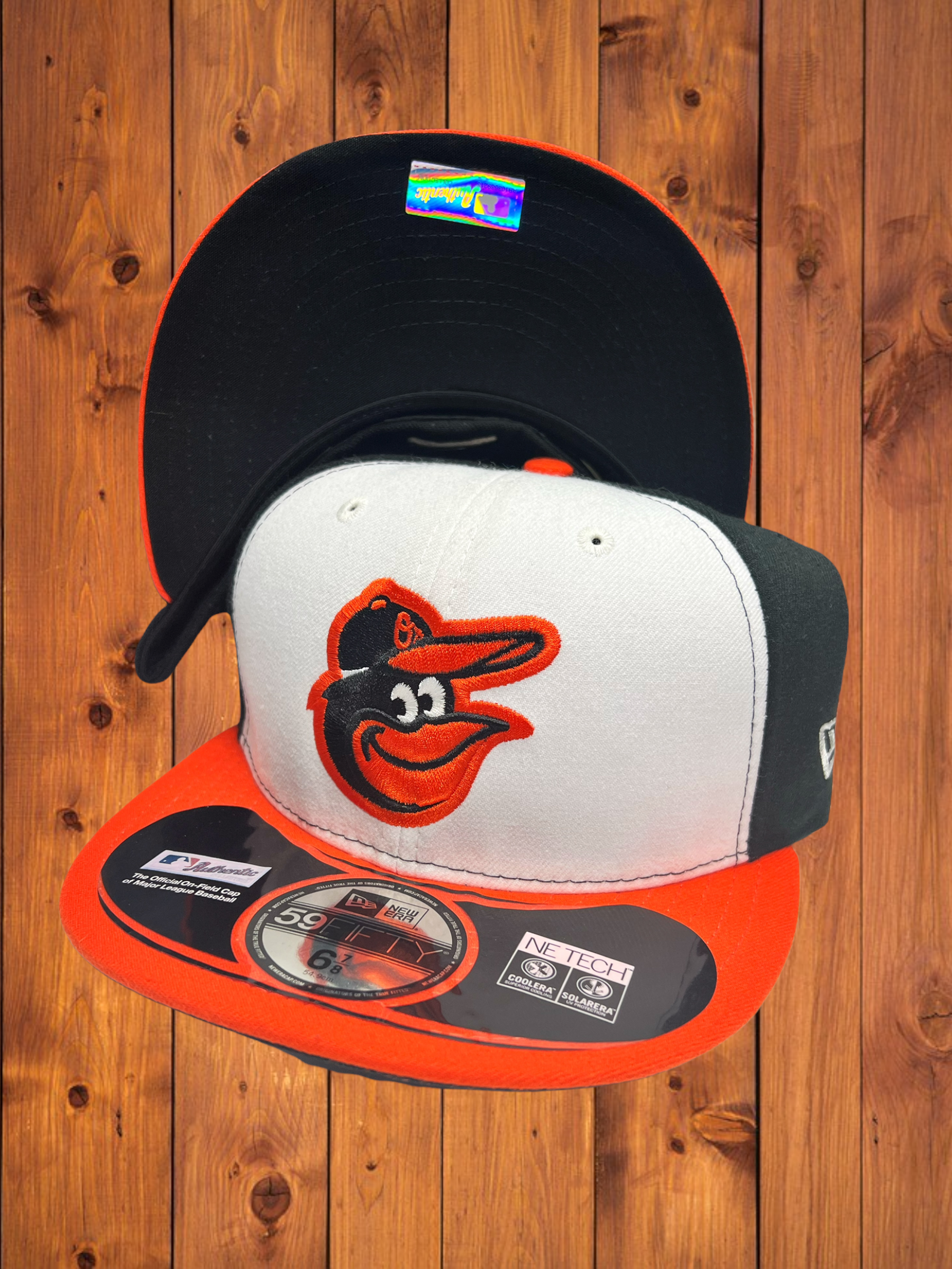 Baltimore Orioles New Era 3 Tone White/Black/Orange Bill Home Authentic  Collection On-Field 59FIFTY Fitted Hat