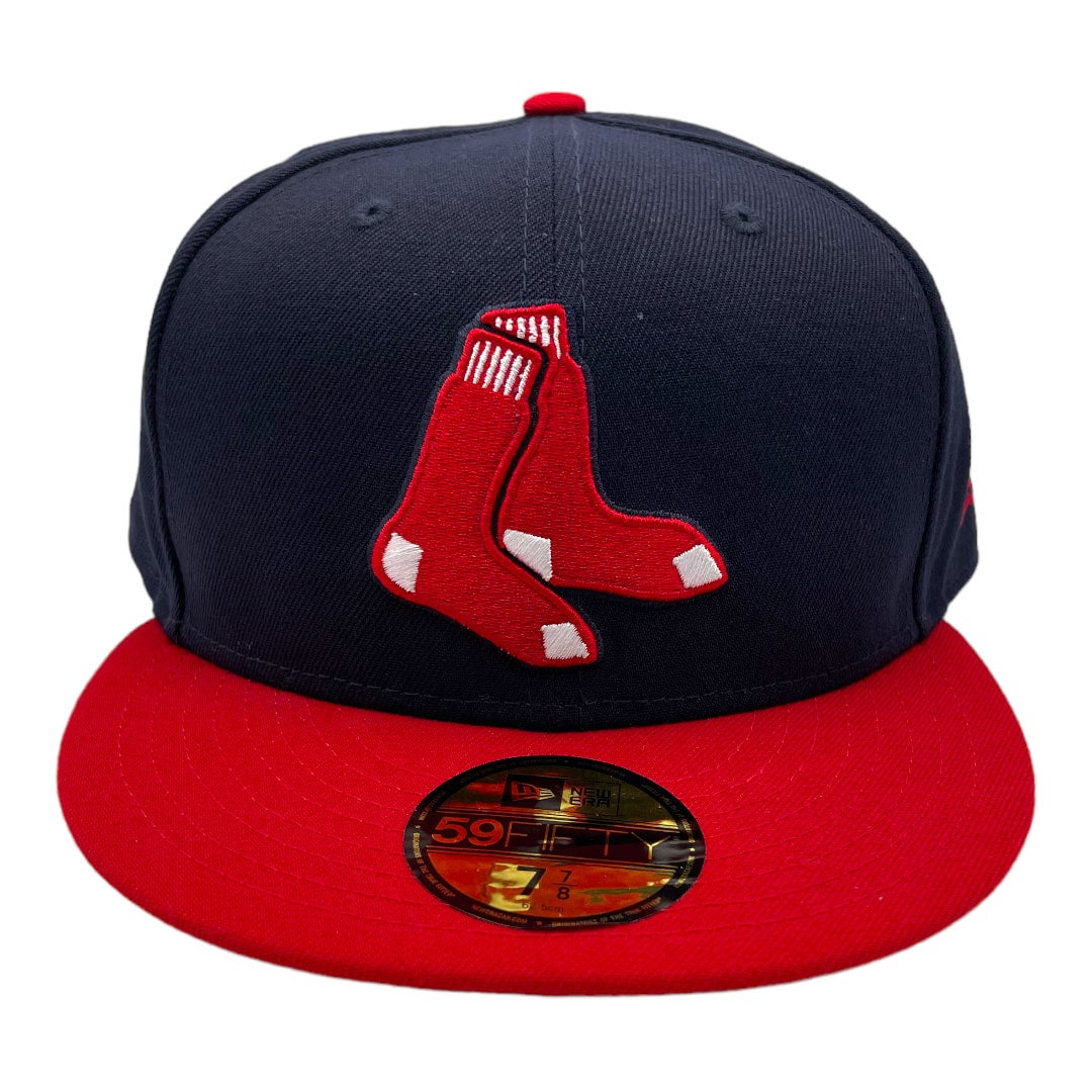 Boston Red Sox New Era Jersey Pack Chrome White And Navy/Red Bill