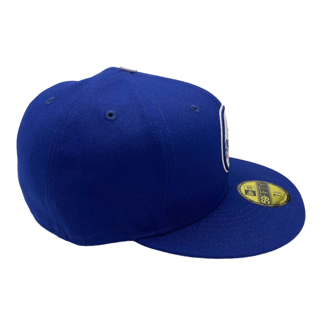 New Era Blue Blank 59Fifty Fitted Hat