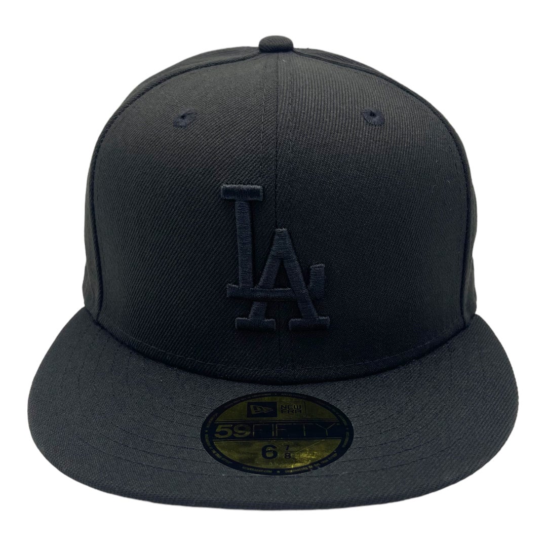 New Era Los Angeles Dodgers 59FIFTY Fitted Hat (Black) 7 1/2