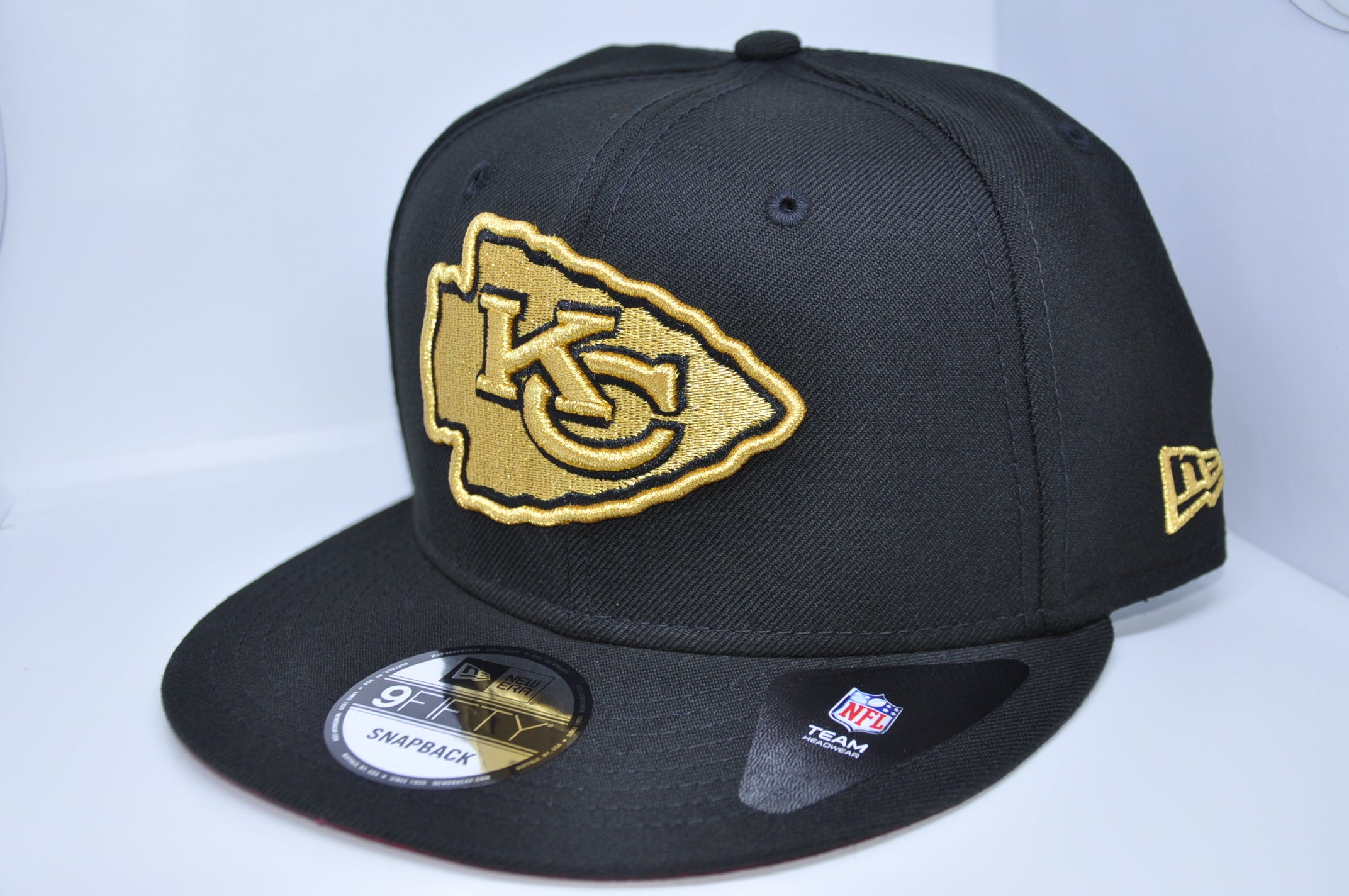 New Era Kansas City Chiefs All About Black and Gold 9Fifty Snapback Cap