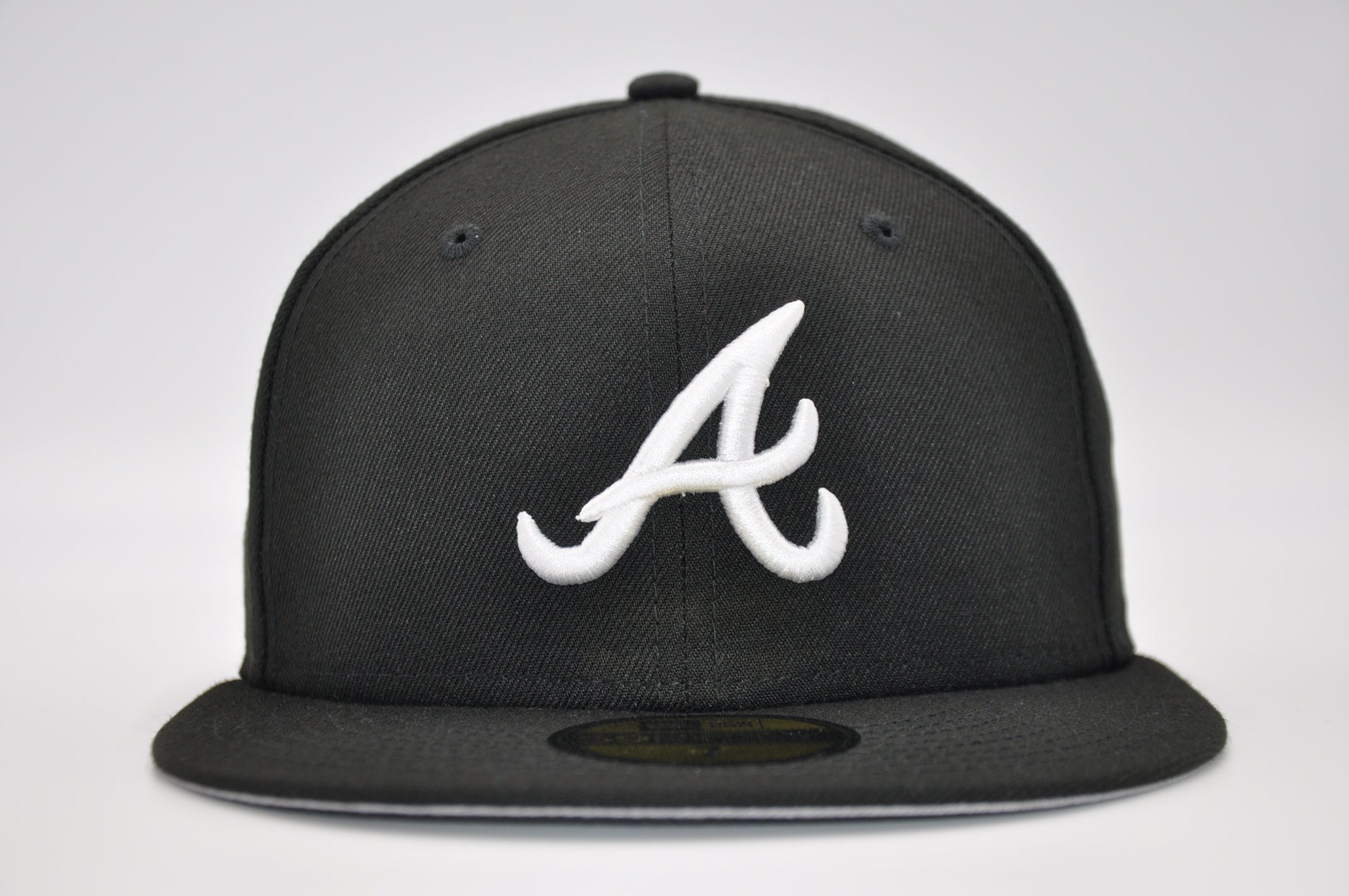 Black Atlanta Braves Turner Field Final Season New Era Fitted Hat