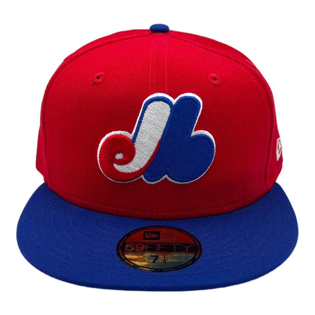 Montreal Expos New Era 3 Tone White/Red/Royal Blue Bill
