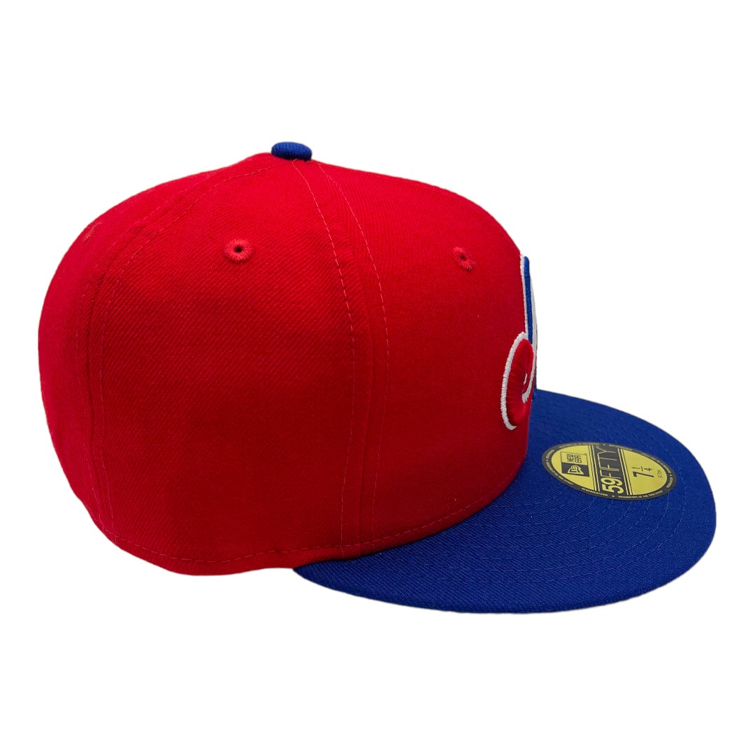 Montreal Expos New Era 3 Tone White/Red/Royal Blue Bill