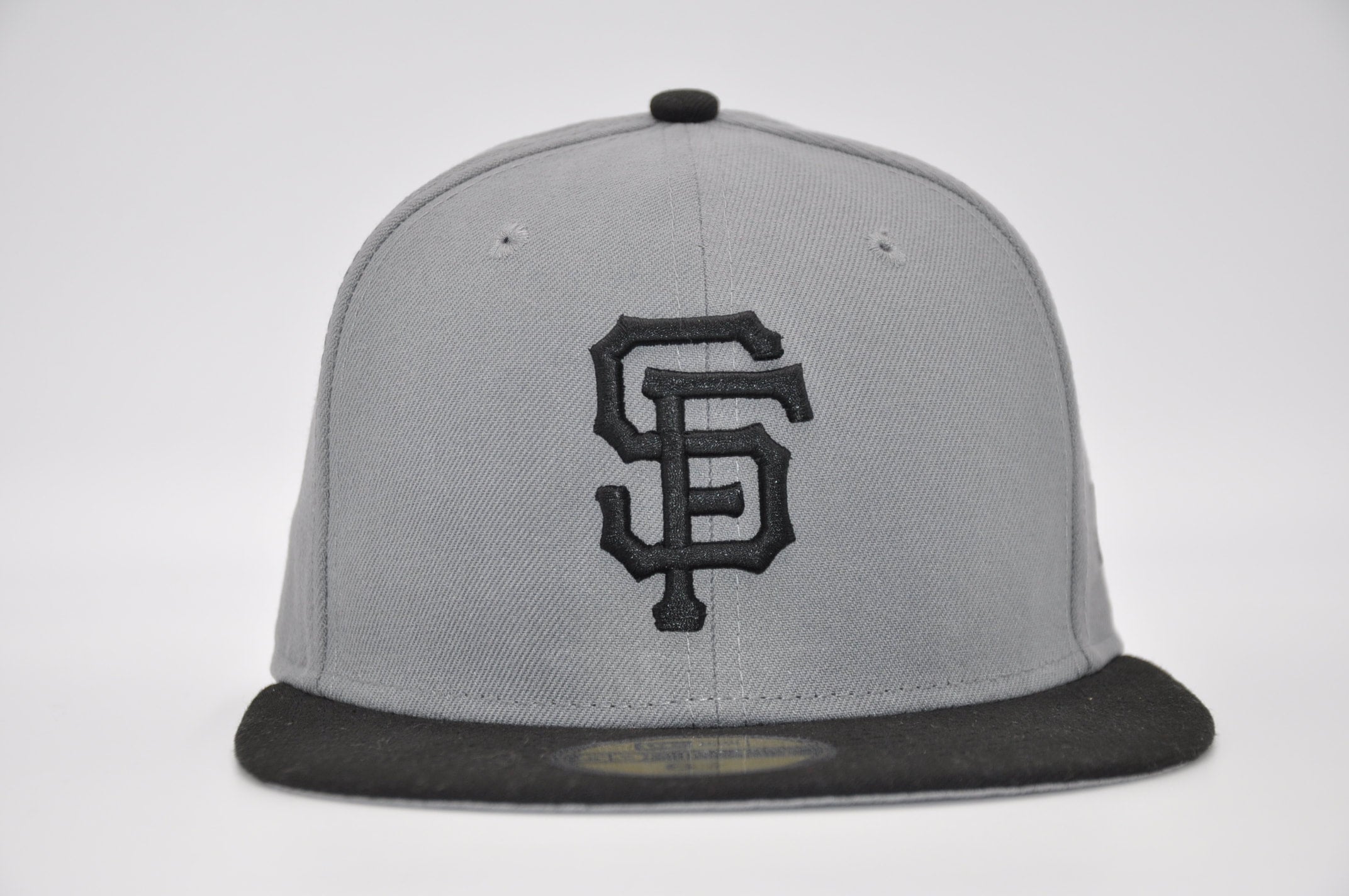 New Era San Francisco Giants 59FIFTY Fitted Hat, Black, Size: 7 3/4