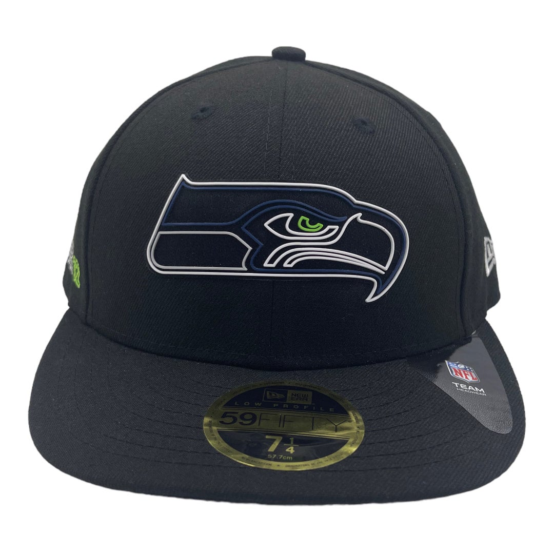 New Era Seattle Seahawks 12th Man Flag Fitted Low Profile Hat Cap Draft Day