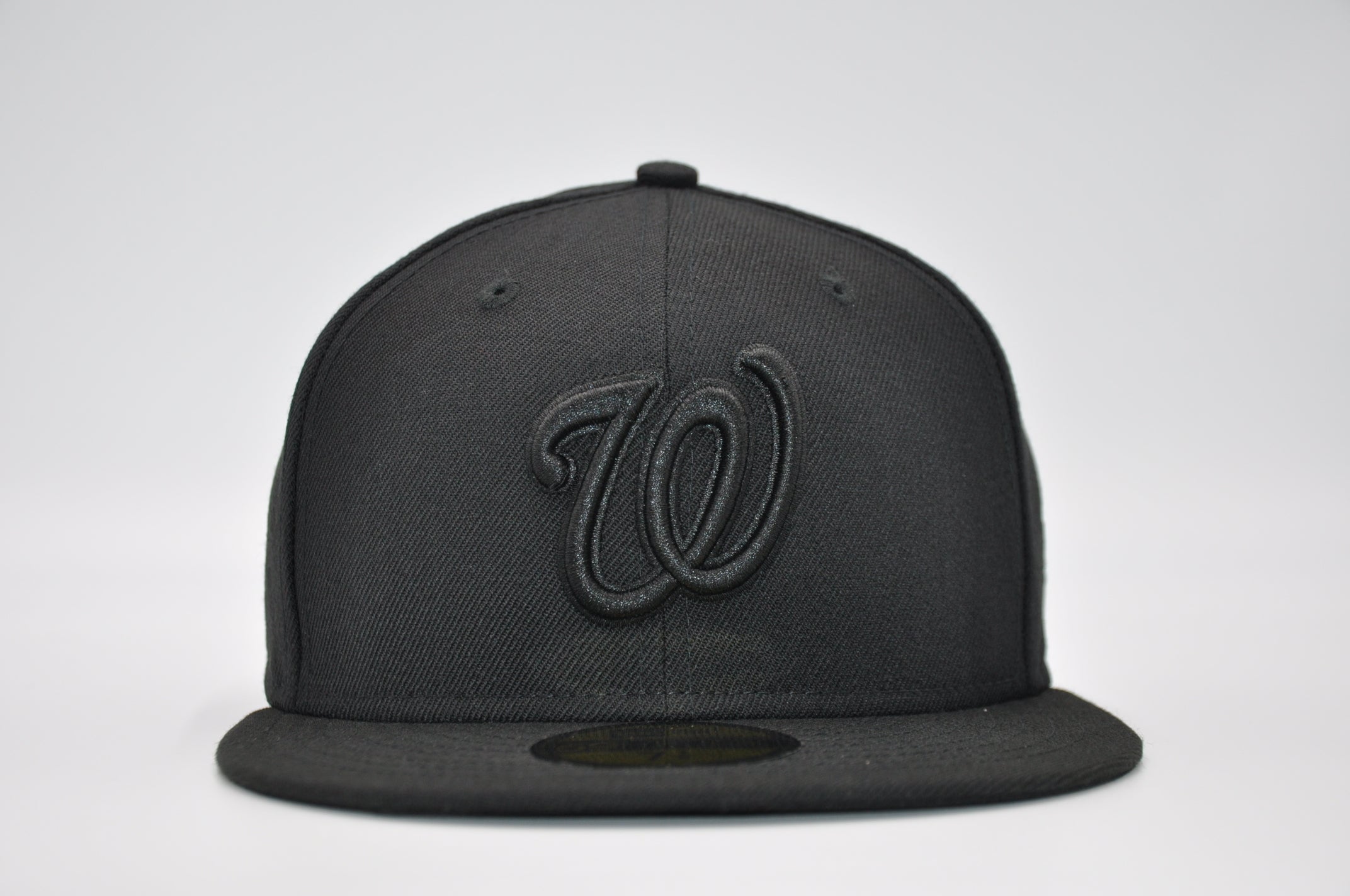 New Era Washington Nationals Black 59FIFTY Fitted Hat