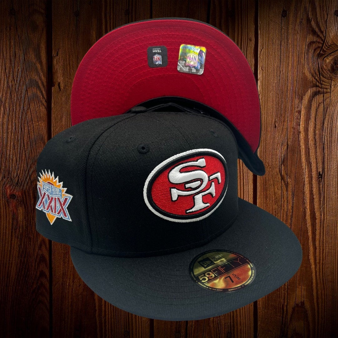 San Francisco 49ers Super Bowl XXIX Wheat Scarlet 59Fifty Fitted