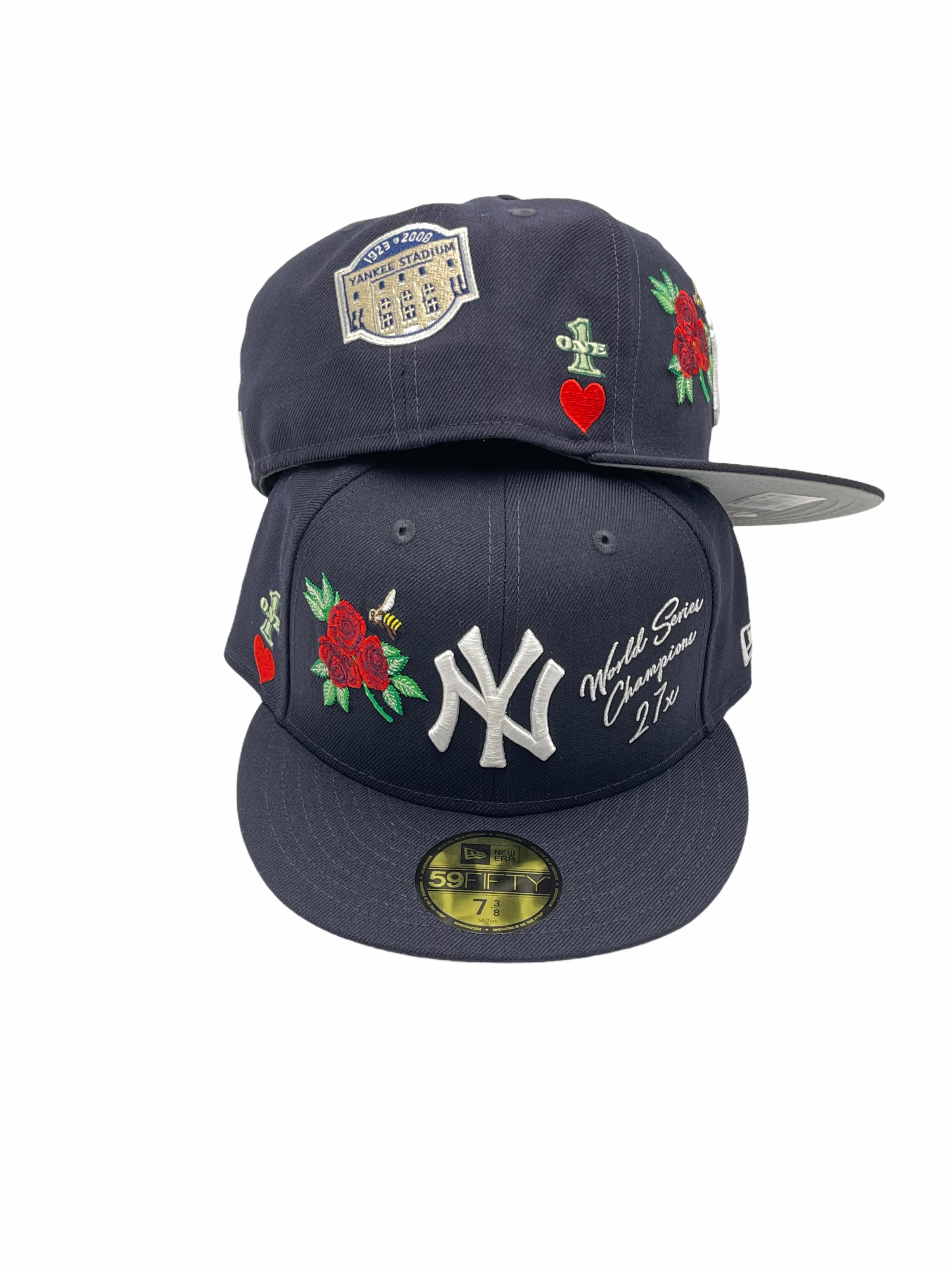 Men's New York Yankees New Era Navy Local Icon 59FIFTY Fitted Hat