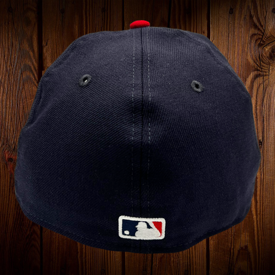 NEW ERA 1995 WS SIDE PATCH ATLANTA BRAVES FITTED HAT (NAVY/RED) – So  Fresh Clothing