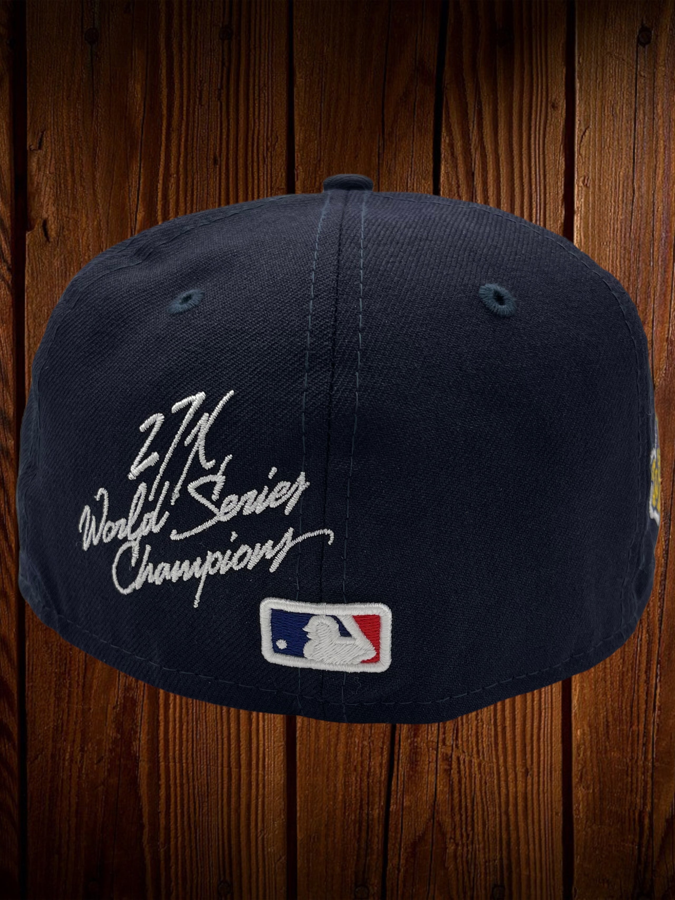 New York Yankees New Era All Navy With World Series Patches All Over  59FIFTY Fitted Hat #NewYork #Yankees #MLB