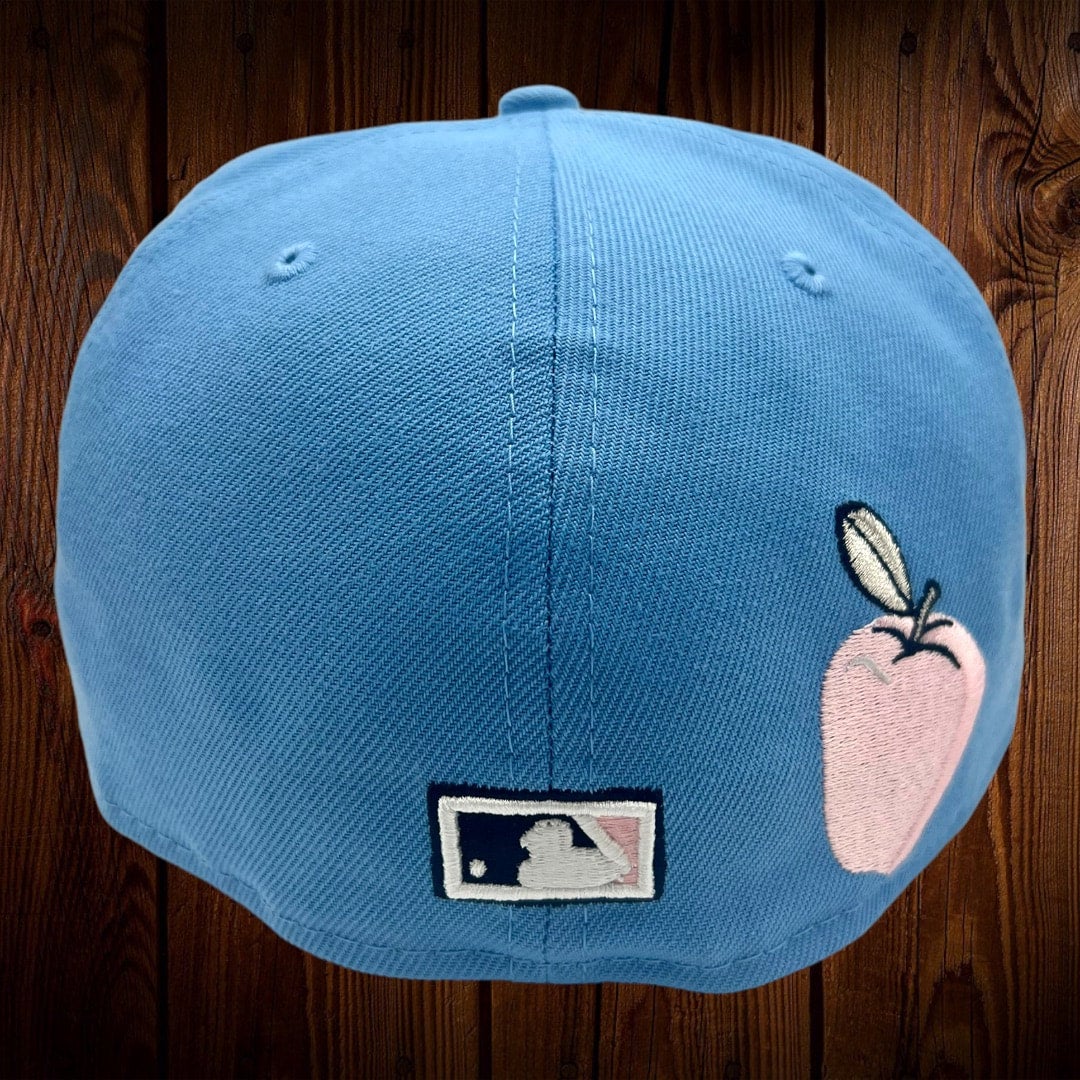 Sky Blue New York Yankees Pink Bottom 1999 World Series Side Patch New Era  59Fifty Fitted