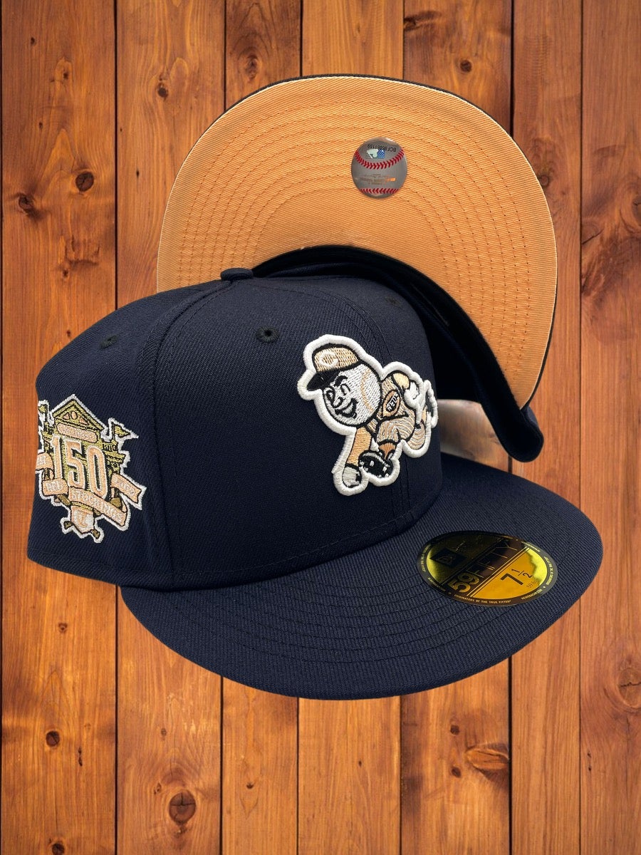 Men's Detroit Tigers New Era Navy Road MLB 150th Anniversary Authentic  Collection 59FIFTY Fitted Hat