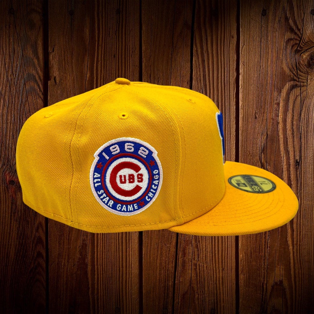 Men's New Era Black/Gold Chicago Cubs 59FIFTY Fitted Hat