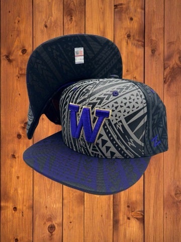 Washington Huskies New Era Vegas Gold/Black Bill And Gray Bottom 59FIFTY Fitted  Hat