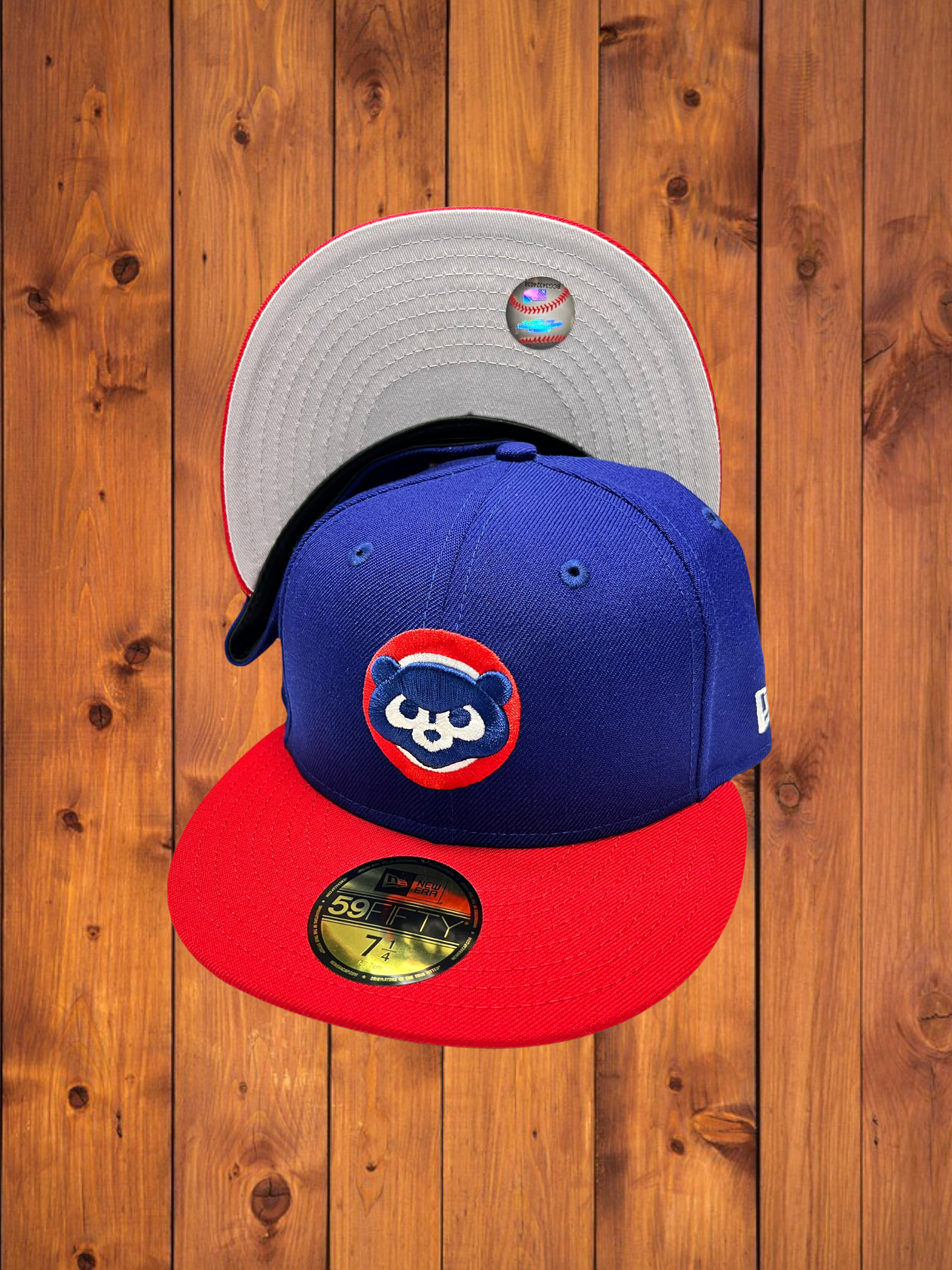 Chicago Cubs New Era Royal Blue/Red Bill 1979 Cooperstown Logo 59FIFTY  Fitted Hat