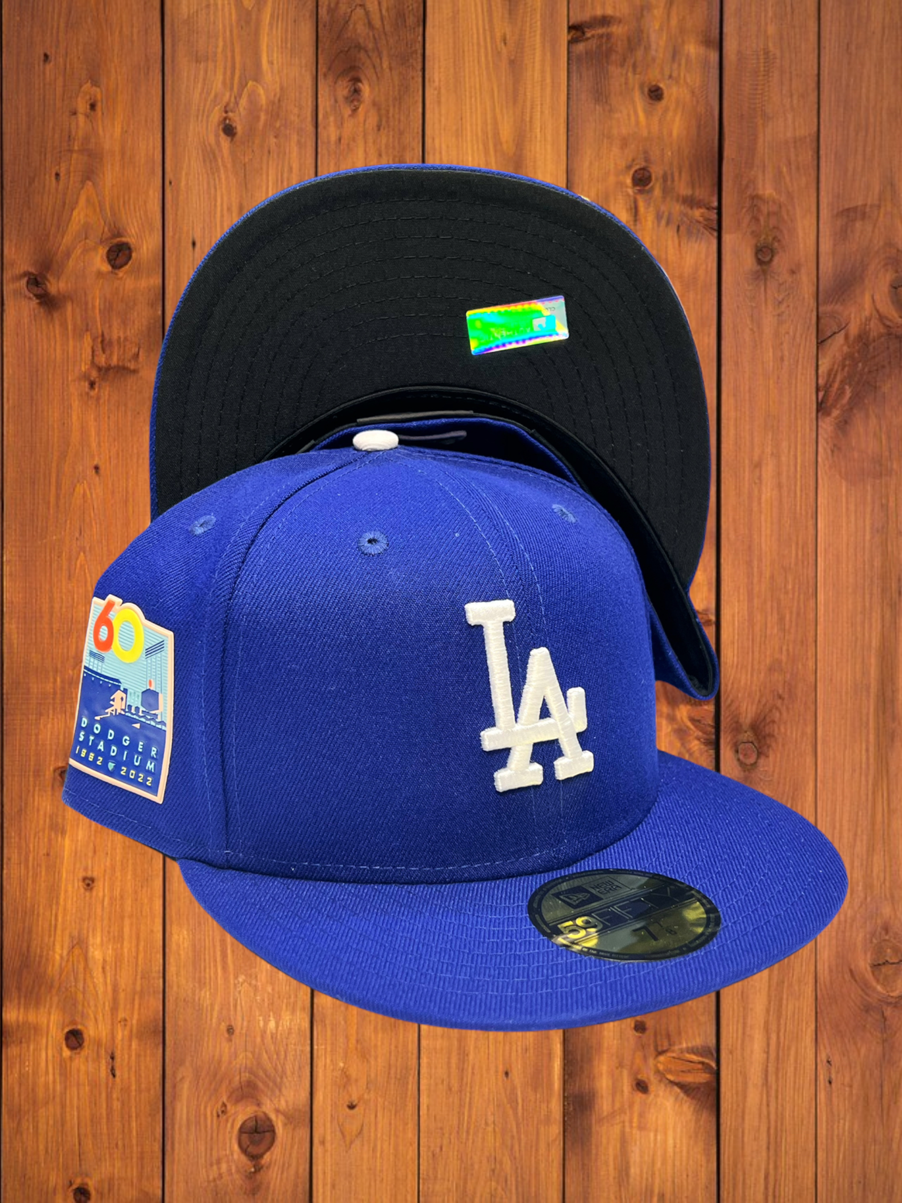 Los Angeles Dodgers New Era All Royal Blue With 60th