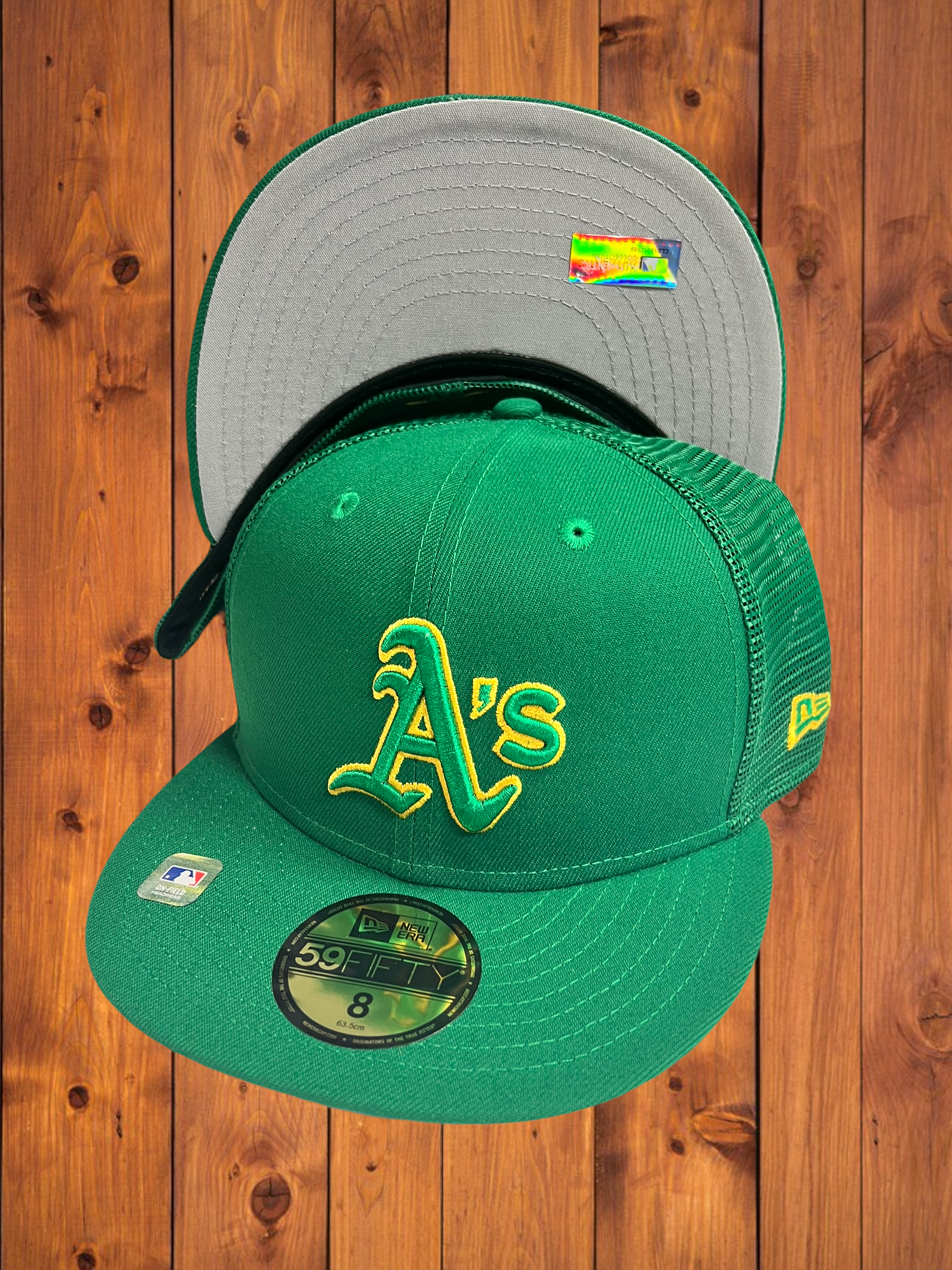 Oakland Athletics New Era All Kelly Green/Gray Under Visor 2022 Batting  Practice 59FIFTY Fitted Hat