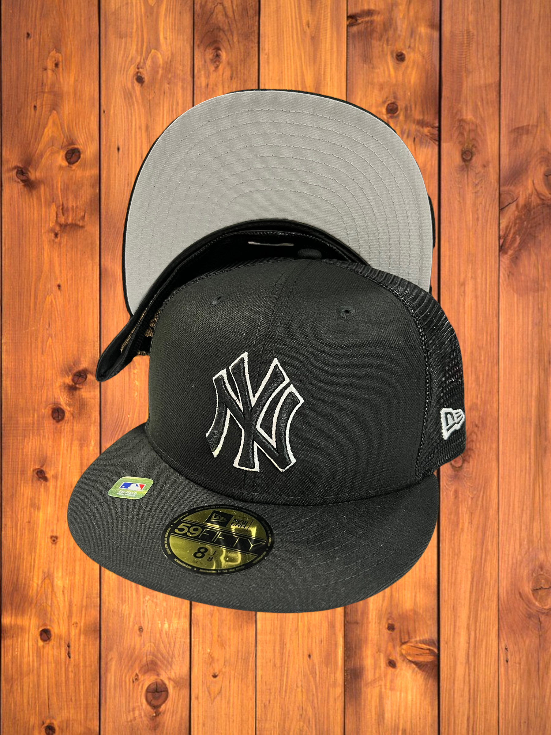 Off White New York Yankees Brown Visor Gray Bottom 1999 World