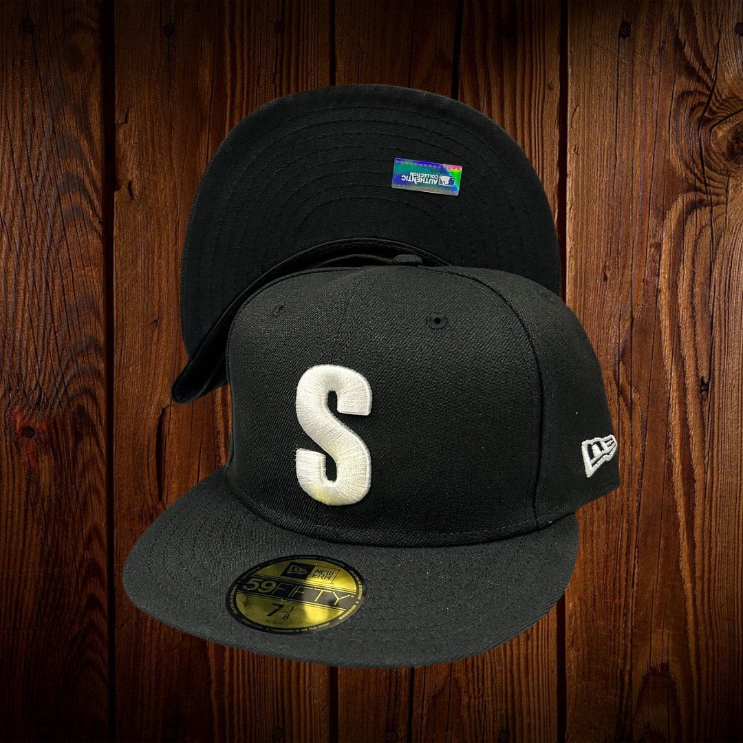 Seattle Steelheads New Era Black/White Cooperstown 59FIFTY Fitted