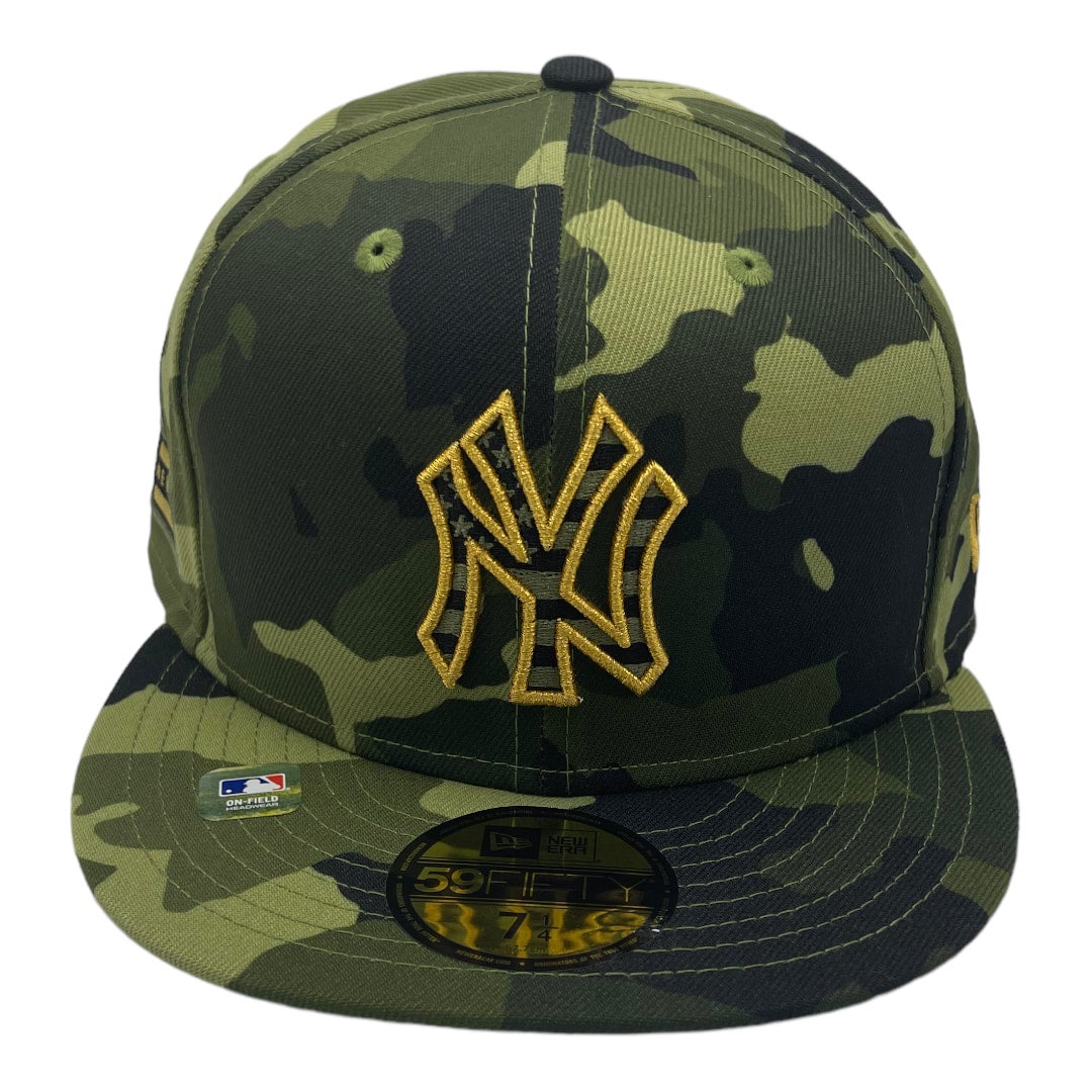 Men's New York Yankees New Era Camo 2022 Armed Forces Day On-Field 59FIFTY  Fitted Hat