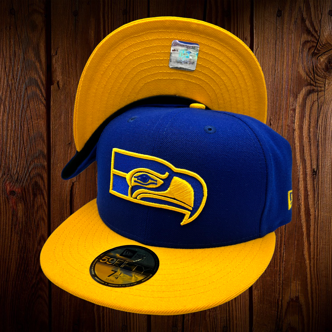 New Era Seattle Seahawks Throwback Edition 59Fifty Fitted Cap