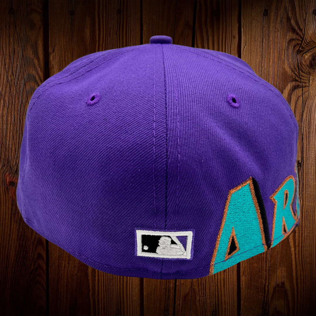 Arizona Diamondbacks New Era All Purple/Green Bottom With Arizona Side Logo  59FIFTY Fitted Hat