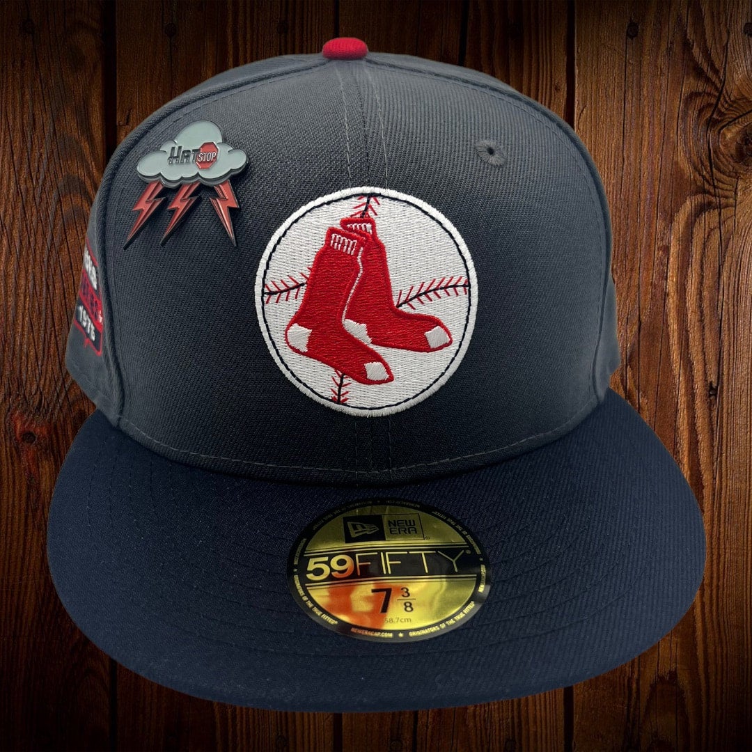 Black Boston Red Sox Gray Bottom 2004 World Series Champions New Era 59FIFTY Fitted 7 3/8